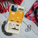 Goa ticket Printed Slim Cases and Cover for iPhone 12 Pro Max
