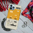 Goa ticket Printed Slim Cases and Cover for iPhone 13 Pro Max