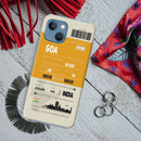 Goa ticket Printed Slim Cases and Cover for iPhone 13