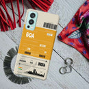 Goa ticket Printed Slim Cases and Cover for OnePlus Nord 2