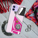 Pink Volkswagon Printed Slim Cases and Cover for iPhone 12 Mini
