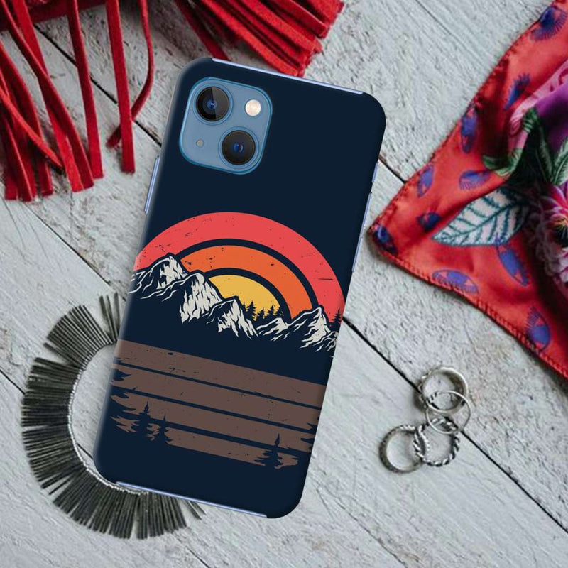 Mountains Printed Slim Cases and Cover for iPhone 13 Mini