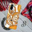 Orange Lemon Printed Slim Cases and Cover for Redmi Note 10