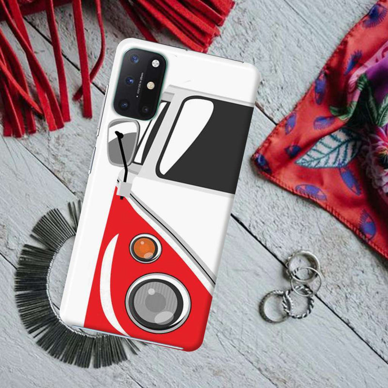 Red Volkswagon Printed Slim Cases and Cover for OnePlus 8T