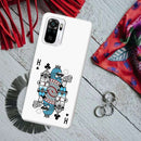 King 2 Card Printed Slim Cases and Cover for Redmi Note 10