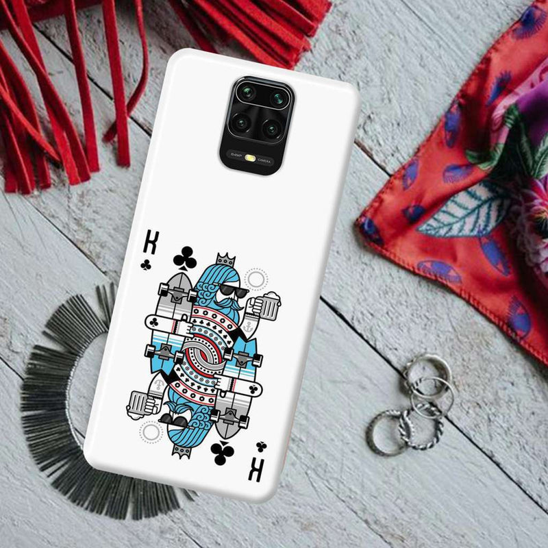 King 2 Card Printed Slim Cases and Cover for Redmi Note 9 Pro Max