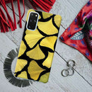 Yellow Leafs Printed Slim Cases and Cover for Galaxy S20