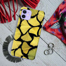 Yellow Leafs Printed Slim Cases and Cover for iPhone 12 Mini