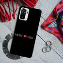 Mom and Dad Printed Slim Cases and Cover for Redmi Note 10