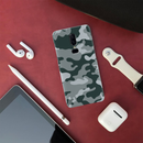 Olive Green and White Camouflage Printed Slim Cases and Cover for OnePlus 6