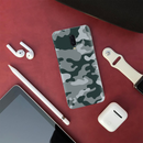 Olive Green and White Camouflage Printed Slim Cases and Cover for OnePlus 6T