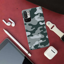 Olive Green and White Camouflage Printed Slim Cases and Cover for Redmi Note 10T