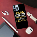 Papa the legend Printed Slim Cases and Cover for iPhone 13 Pro Max