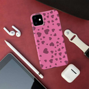 Pink Hearts Printed Slim Cases and Cover for iPhone 11