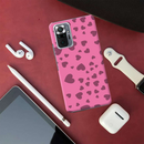 Pink Hearts Printed Slim Cases and Cover for Redmi Note 10 Pro