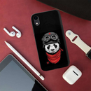 Rider Panda Printed Slim Cases and Cover for iPhone XR