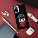 Rider Panda Printed Slim Cases and Cover for Redmi Note 10