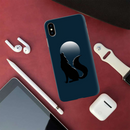 Wolf howling Printed Slim Cases and Cover for iPhone XS Max