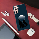 Wolf howling Printed Slim Cases and Cover for Galaxy S21