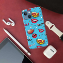 Kiss me Printed Slim Cases and Cover for iPhone 13 Mini