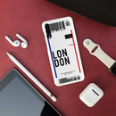 London Ticket Printed Slim Cases and Cover for Galaxy A50S