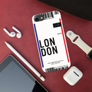 London Ticket Printed Slim Cases and Cover for iPhone 8