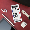 London Ticket Printed Slim Cases and Cover for Redmi Note 7 Pro