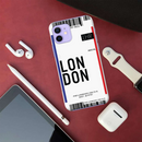 London Ticket Printed Slim Cases and Cover for iPhone 12