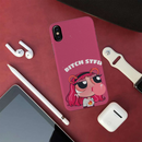 Iphone X Bitch STFU Printed Cases