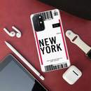 New York ticket Printed Slim Cases and Cover for OnePlus 8T