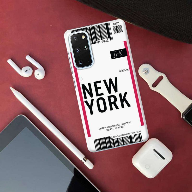 New York ticket Printed Slim Cases and Cover for Galaxy S20