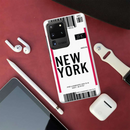 New York ticket Printed Slim Cases and Cover for Galaxy S20 Ultra