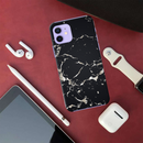 Dark Marble Printed Slim Cases and Cover for iPhone 12 Mini
