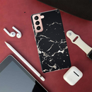 Dark Marble Printed Slim Cases and Cover for Galaxy S21 Plus