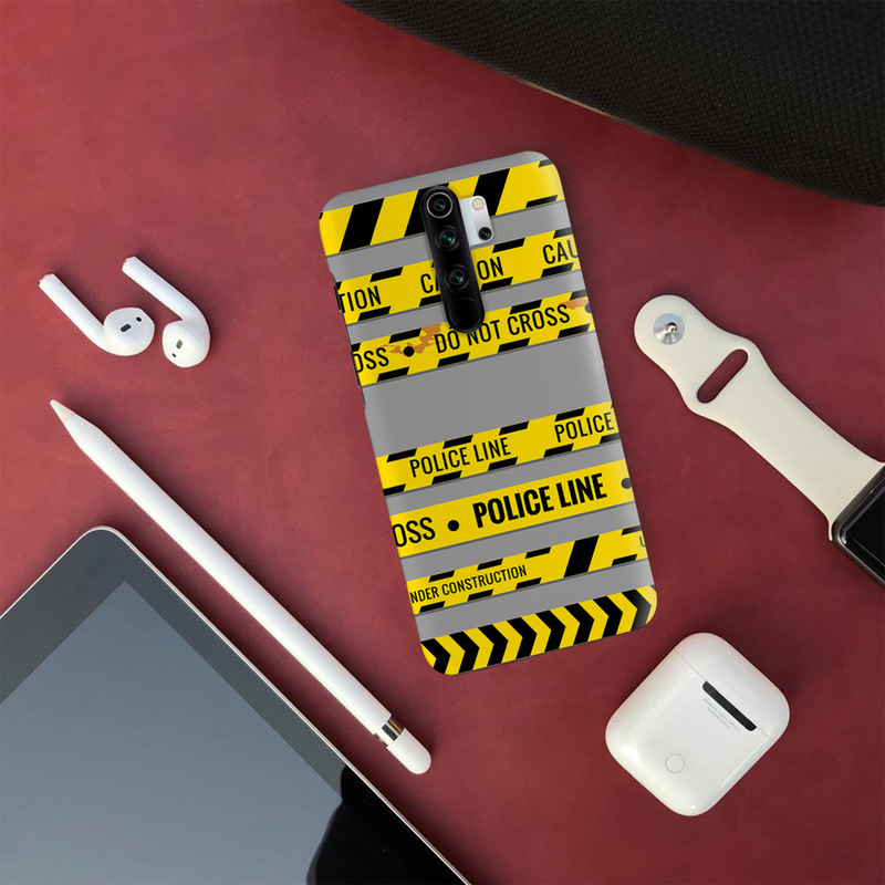 Police line Printed Slim Cases and Cover for Redmi Note 8 Pro