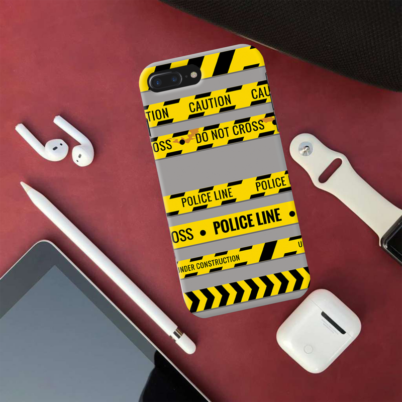 Police line Printed Slim Cases and Cover for iPhone 8 Plus