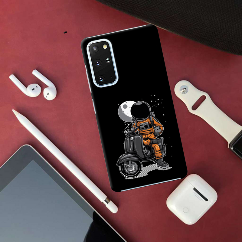Astronaut scooter Printed Slim Cases and Cover for Galaxy S20
