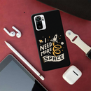 I need more space Printed Slim Cases and Cover for Redmi Note 10