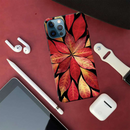 Red Leaf Printed Slim Cases and Cover for iPhone 12 Pro