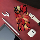 Red Leaf Printed Slim Cases and Cover for iPhone X