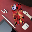 Red Leaf Printed Slim Cases and Cover for iPhone 12 Mini