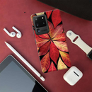Red Leaf Printed Slim Cases and Cover for Galaxy S20 Ultra