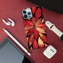 Red Leaf Printed Slim Cases and Cover for iPhone 13 Pro Max