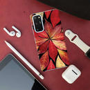 Red Leaf Printed Slim Cases and Cover for Galaxy S20