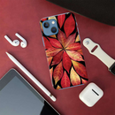 Red Leaf Printed Slim Cases and Cover for iPhone 13