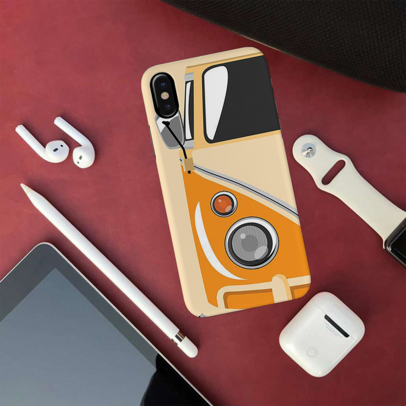Yellow Volkswagon Printed Slim Cases and Cover for iPhone XS