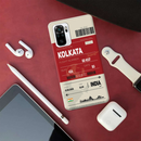 Kolkata ticket Printed Slim Cases and Cover for Redmi Note 10