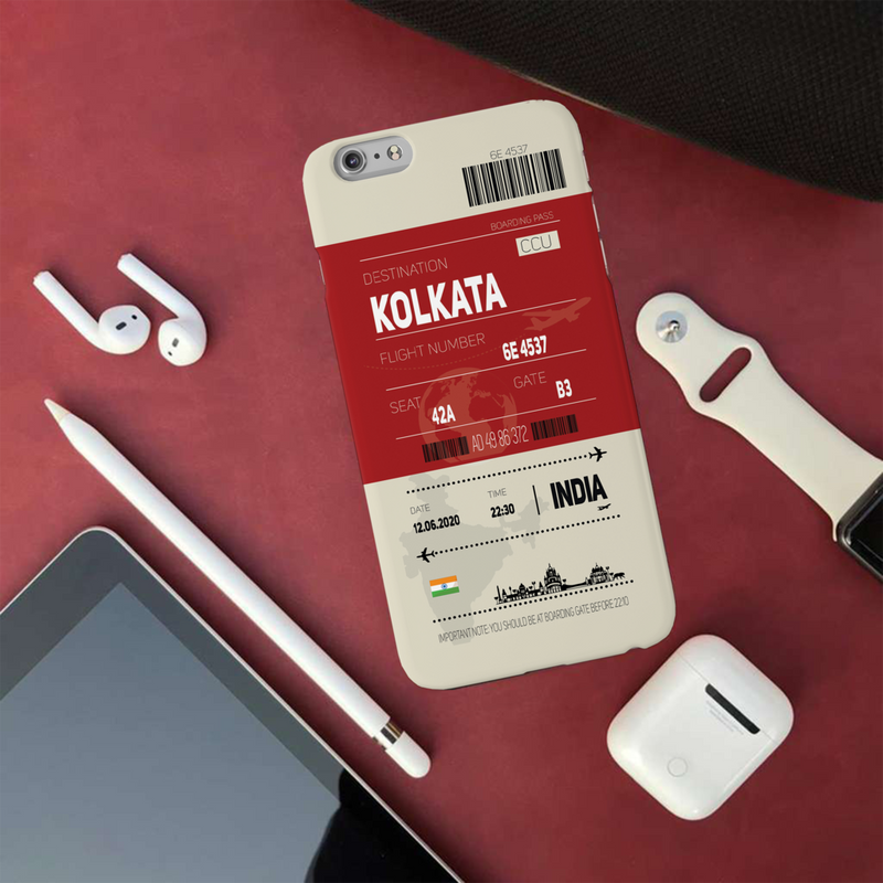 Kolkata ticket Printed Slim Cases and Cover for iPhone 6 Plus