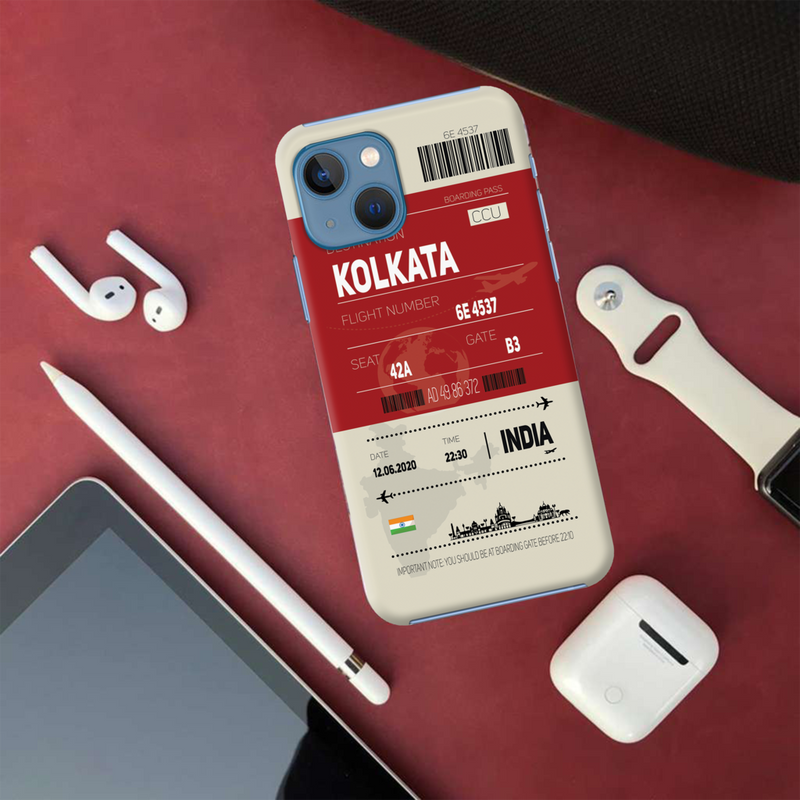 Kolkata ticket Printed Slim Cases and Cover for iPhone 13 Mini
