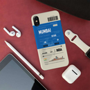 Mumbai ticket Printed Slim Cases and Cover for iPhone X